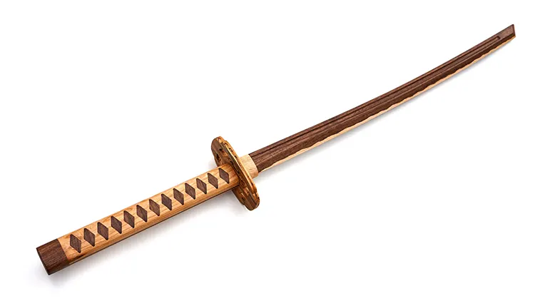 ساخت شمشیر سامورایی با چوب