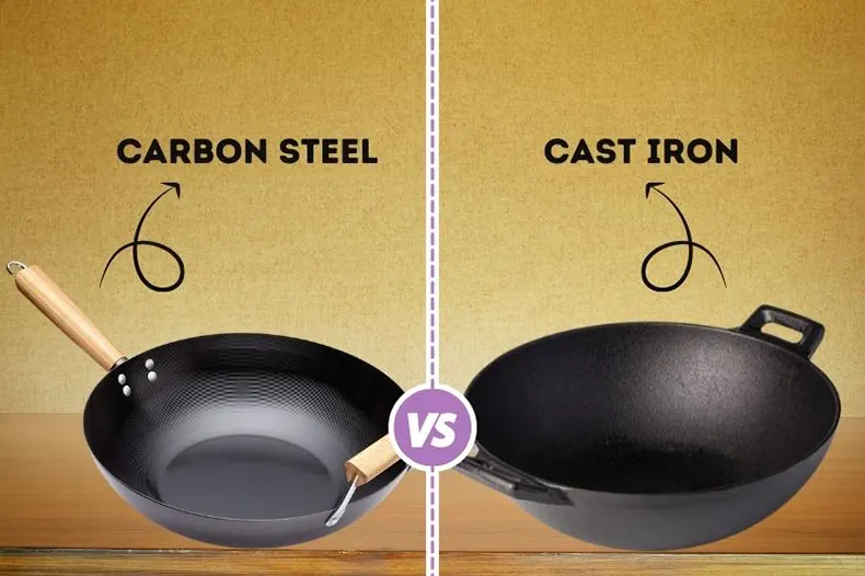 استفاده از فولاد یا چدن در ظروف آشپزی