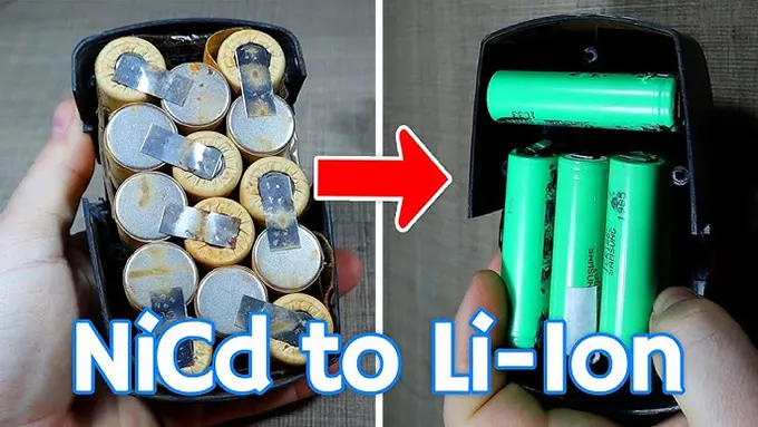 تبدیل باتری نیکل به لیتیوم