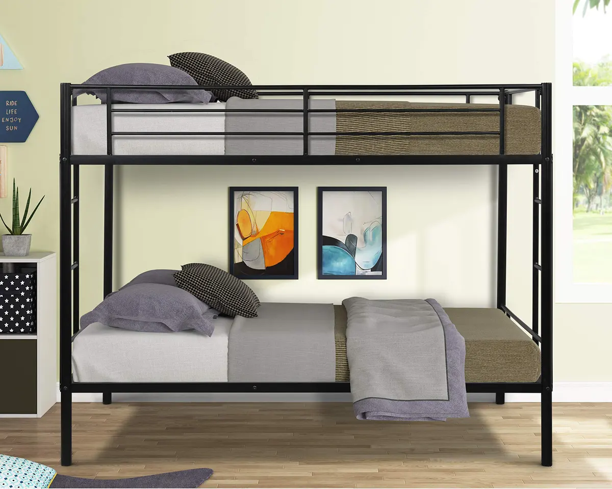ساخت تخت خواب دو طبقه فلزی با استفاده از لوله مبلی و پروفیل سبک